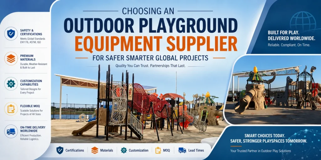 Choosing an Outdoor Playground Equipment Supplier for Safer Smarter Global Projects