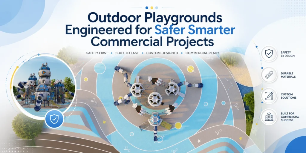Outdoor Playgrounds Engineered for Safer Smarter Commercial Projects