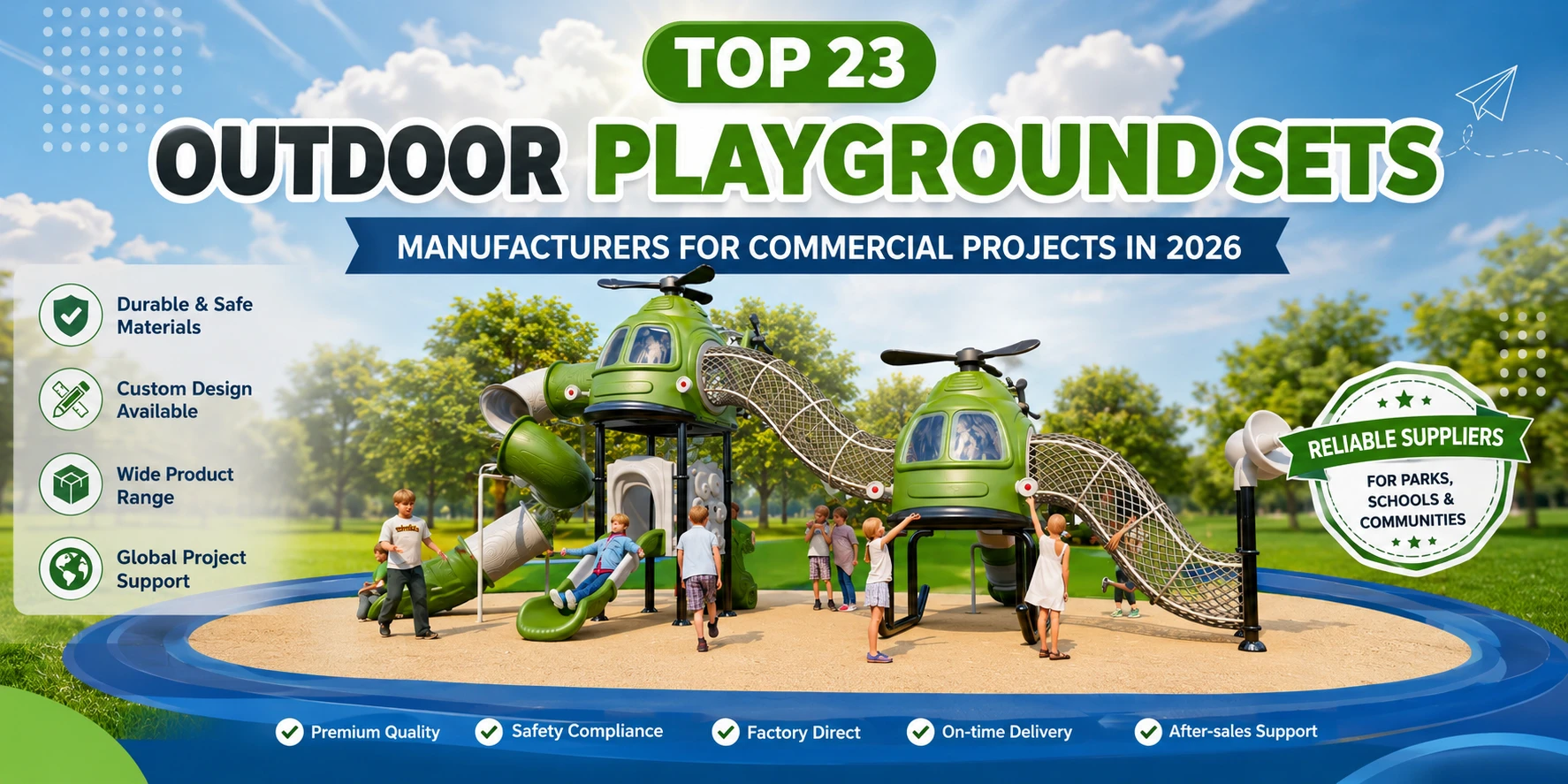 Top 23 Outdoor Playground Sets Manufacturers for Commercial Projects in 2026