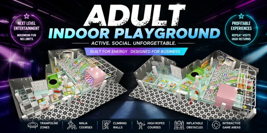 Adult Indoor Playground Experiences Redefining Active Entertainment For Grown-Ups