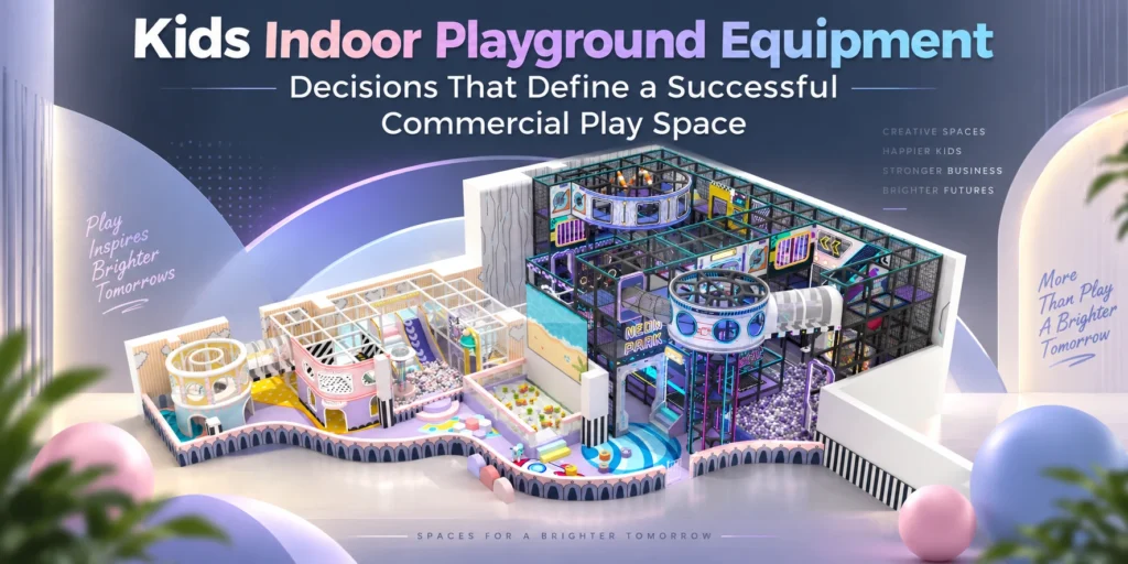 Kids Indoor Playground Equipment Decisions That Define A Successful Commercial Play Space