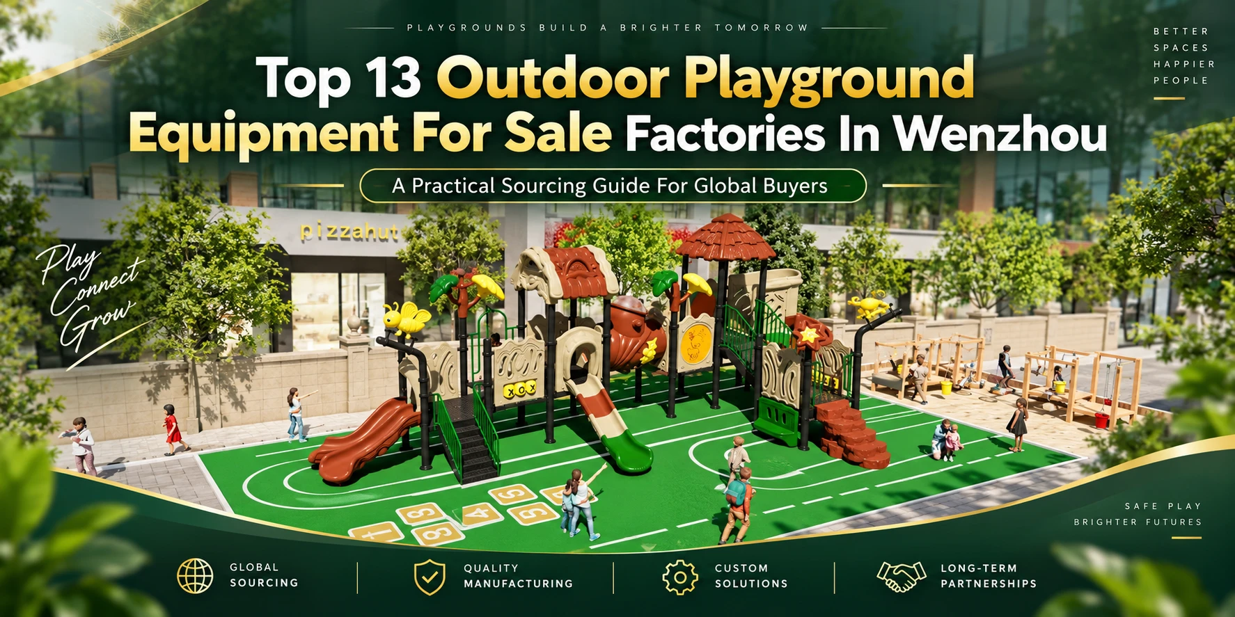 Top 13 Outdoor Playground Equipment For Sale Factories In Wenzhou Powering Global Play Projects