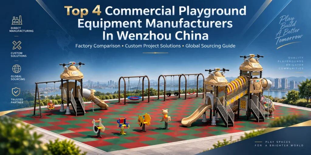 Top 4 Commercial Playground Equipment Manufacturers In Wenzhou China Shaping Global Play Projects