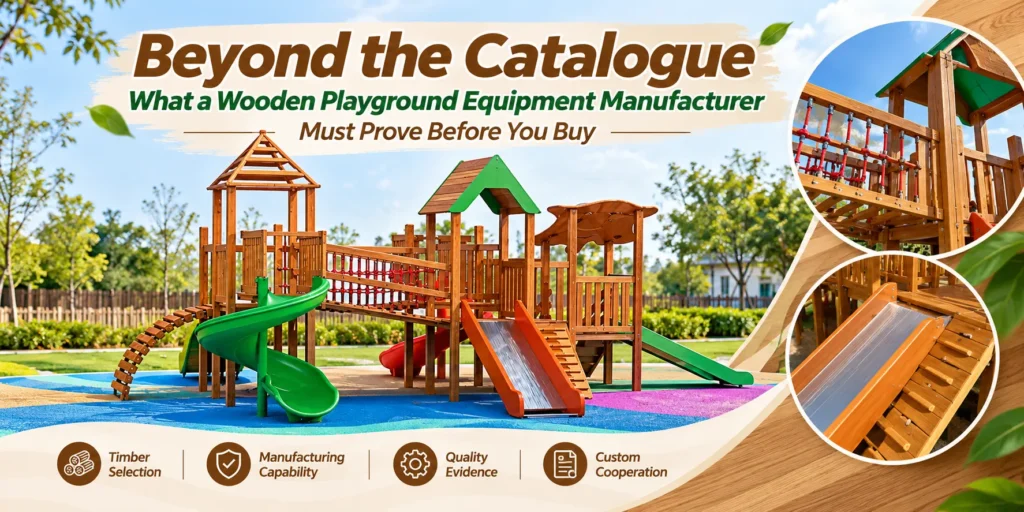 Beyond the Catalogue What a Wooden Playground Equipment Manufacturer Must Prove Before You Buy